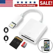 TF SD Card Adapter Camera Reader 2 In 1 For iPhone 14 13 12 11 X XS XR 8 7 iPad