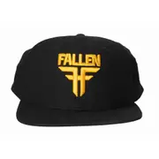 Fallen Footwear Insignia Hat Flat Visor 3D EVA Embroidery - Black / Yellow