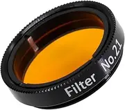 1.25 Inch Filter for Astromomic Telescope Eyepiece Optical Glass Multi Color(Orange)