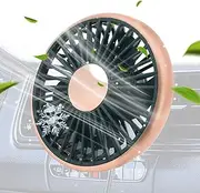 USB Powered Fan | Car Fans That Blow Cold Air,Automobile Interior Accessories, 3 Speeds Adjustable Ventilation Device With Light For Truck Rv Vehicle