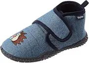Playshoes Unisex Kinder Klettverschluss Hausschuh