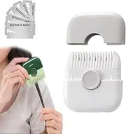 Trimpocket Hair Trimmer/Comb Kids, Trim Pocket Comb, Baby Haircut Comb, 2 in 1 Split Ends Hair Trimmer, Double Sided Razor Combs for Hair Cutting Women (Gray)