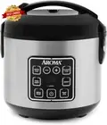 Digital 4-Cup Rice & Grain Cooker Steamer Multicooker 2 Qt Ss Arc-914sbd