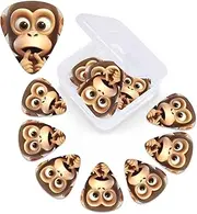 The Silent Monkey 12 Pcs Guitar Picks 3 Different Thickness Personalized Guitar Plectrums With Storage Box Guitar Accessories For Bass Electric Guitar Acoustic Guitar Lovers
