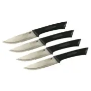 Scanpan - Soft Touch Spectrum Jumbo Steak Knives Black Set of 4