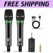 Dynamic Rechargeable Handheld Mics with Bluetooth Receiver - 15 Channels