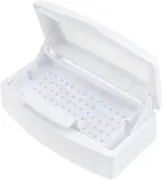 ieron UV Disinfectant Box - Professional Nail Tools Sterilization Container for Salons, Plastic UV Sterilizer Box