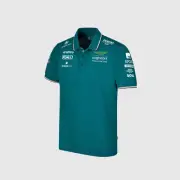Aston Martin Cognizant F1 Men's Team Polo Shirt Green