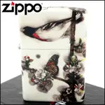 ☆福星煙具屋☆【ZIPPO】美系~火焰藝術家SPAZUK-鳥與蝶圖案-540色彩印工法打火機NO.49659