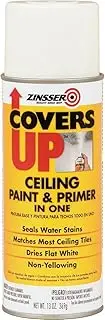 Zinsser Covers Up Ceiling Paint and Primer In One Spray, White, 369 g
