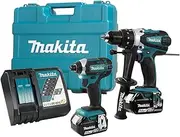 [Makita] 18V 18V 5.0Ah Li-Ion Cordless 2-Piece Combo Kit