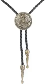 Corbata De Cuero Vaquero De Rodeo Collar Occidental Accesorios De Disfraz Nueva