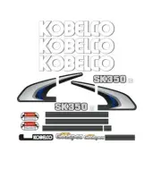 Kobelco SK350LC -8 Excavator Digger Decal Set