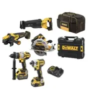 NEW DeWALT 18V FlexVolt 5 Piece XR Advantage Combo Kit
