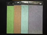 HEIDI SWAPP "SCHIZOPHRENIC" CHIPBOARD ALPHABETS