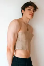 [K233] Handsome Man Cute Male Model Showing Off Body Physique Art Photography