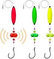 Visulong Catfish Fishing Set, Catfish Rig Making Kit, Consists of Float Beads and Circle Hooks with Rattler Fishing Equipment, for Catching Big Catfishs Carp