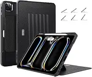 ZtotopCases for New iPad Pro 13 Inch Case 7th Gen M4(2024)/ Pro 12.9 Inch 6th/5th/4th Generation 2022/2021/2020, [6 Magnetic Stand Angles] Protective Cover with Pencil Holder, Auto Wake/Sleep, Black