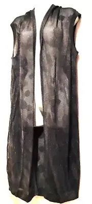 plus sz M (18-20 ) TAKING SHAPE Glenda Long Lux Cardy Vest Duster Jacket NWT