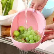 Strainer Fruit Bowl Beans Colander Rice Sieve Rice Washing Filter Drain Basket
