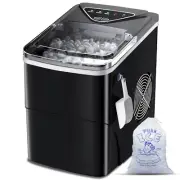 Ice Makers Countertop, Self-Cleaning Function, Portable Electric Ice Cube Maker