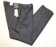 $248 New BRAX LAB J-TECH Casual Pant Men's 40x34 Cropped Fit EU 56 Viscose GRAY
