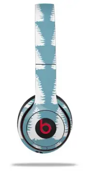 Skin Wrap for Beats Solo Wireless 2 3 4 Winter Trees Blue SKIN ONLY