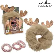 Invisibobble red nose reindeer set 4pcs