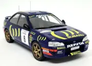 iXO 1/18 - Subaru Impreza WRC Corsica 1995 3rd P. Liatti #6 Scale Model Car