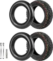 10 x 3 E Scooter Tyres, 80/65-6 255 x 80 Offroad Tyres and Inner Tube, 10 Inch Compatible with Nanrobot Joyor Varla Eagle Apollo Ghost Zero 10 x Kaabo Wolf Warrior Mantis Electric Scooter (2 Sets)