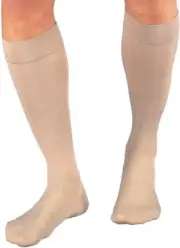 JOBST Relief Knee High 20-30 mmHg Compression Socks, Closed Toe, Beige,...