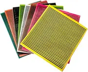 Eigell 8Pcs Fly Tying Materials Silicone Fly Tying Supplies Synthetic Peacock Quill