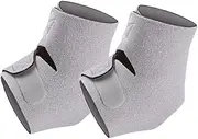 2pcs Ankle Protector Ankle Compression Sleeves Soccer Ankle Guards Compression Ankle Covers Ankle Support for Sprain Achilles Sleeve Ankle Sleeves Ankle Pad Grey Polyester