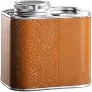 Airtight Coffee Canister - Moisture Proof Coffee Container | Smell-Proof Single-Way Valve Vacuum-Sealed Multipurpose Jar For Workplace Travel Pantry Shelf Tea Cafe