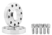 30mm Audi Volkswagen Hub Centric Wheel Spacers + Lug Bolts Bolt On Kit