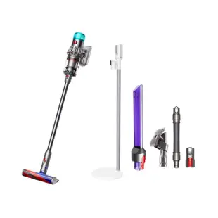 【dyson 戴森】V12 Fluffy Origin SV44 輕量無線吸塵器(銀灰色)