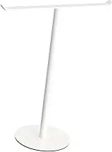 yuksok T Shape Hand Towel Holder, Standing Towel Bar Jewelry Stand, Hand Towel Rack, Countertop Towel Stand for Countertop, Dorm, White