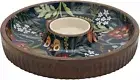 Member's Mark 15-in. Mango Wood Chip & Dip Serving Platter Scarlet Floral