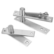 304 Stainless Steel Pivot Door Hinge Heavy Duty Pivot Hinge for Wood Doors 360 Degree Shaft Stainless Steel Murphy Door Pivot Hinge System Silver