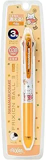 Sanrio 928089 FriXion Ball 3 Slim Hanamaru Ghost, Polycarbonate, Ball Diameter: 0.01 inch (0.38 mm), Ink Color: Black, Red, Blue, Retractable