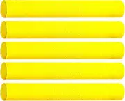 Rig Foam Sticks - 5x EVA Carp Fishing Foam Baits Float Cylinder - Pop up Lure Feeder Tackle, Lightweight Fly Tying Rig Materials Hook for Pond River