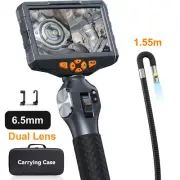 TESLONG 2-Way Articulated Industrial Borescope Inspection Camera 6.5MM Dual Lens