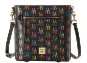 Nw Dooney & Bourke DB75 Multi Zip Crossbody
