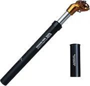 SPS-405 Bike Suspension Seat Post 27.2/28.6/30.0/30.4/30.9/31.6/33.9 mm, Mountain Road Bicycle Suspension Seatpost, Lightweight Aluminium Alloy 350mm Length Seat Post