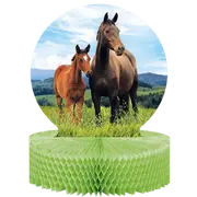 Melbourne Cup Horse and Pony Centrepiece Honeycomb Decoration