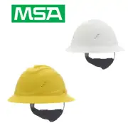 MSA V-Gard C1 Full Brim Vented Safety Hard Hat w/ Fast-Trac III Suspension