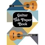 GUITAR TAB PAPER BOOK: BLANK SHEET MUSIC STAFF MANUSCRIPT PAPER SHEET / MUSIC STAFF PAPER NOTATION GIFTS STANDARD FOR STUDENTS / PROFESSIONAL