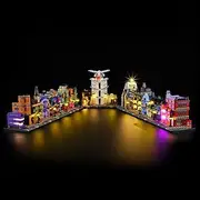 LIGHTAILING Light for Lego-76444 Diagon-Alley Wizarding-Shops - Led Lighting Kit Compatible with Lego Building Blocks Model - NOT Included The Model Set