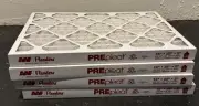 AAF Flanders 16x25x2 MERV 10 Pleated AC Furnace Air Filters. Quantity 4.