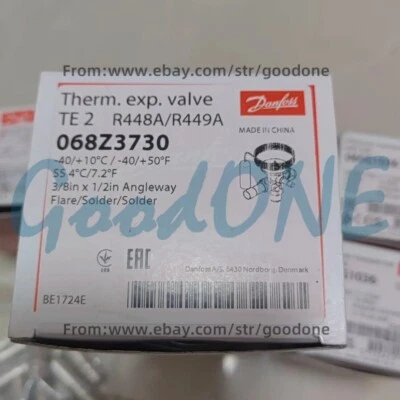 1PC NEW Danfoss 068Z3730 1/4 - 5.5TR Expansion Valve